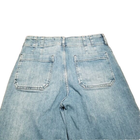 Maeve The Colette Jeans Women's Size 30 Wide Leg Patch Pocket Stretch (28.5x25) - Picture 4 of 6